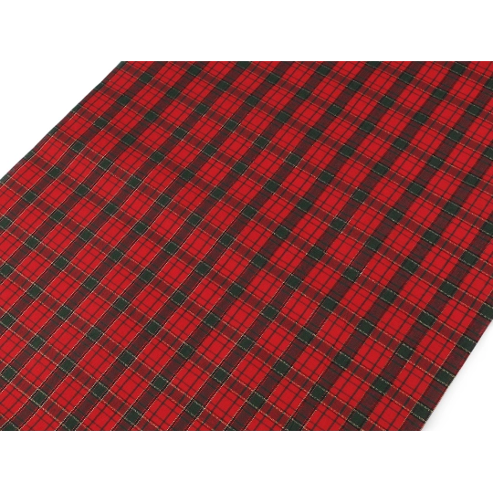 Vianočná dekoračná látka / behúň s lurexom šírka 36 cm - 2.7 m | Mimib