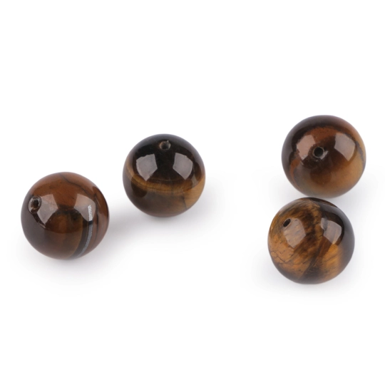 Tigrie oko, minerálne korálky Ø12 mm - 4 ks | Mimib