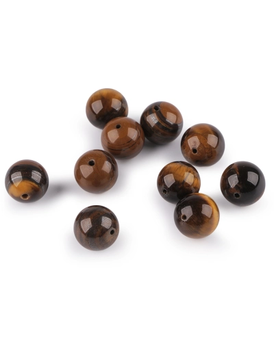 Tigrie oko, minerálne korálky Ø14 mm - 2 ks | Mimib