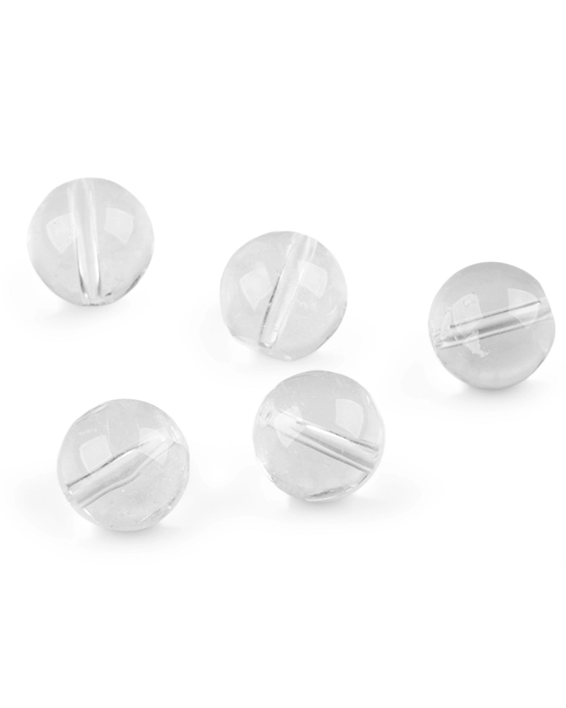 Krištáľ, minerálne korálky Ø12 mm - 5 ks | Mimib