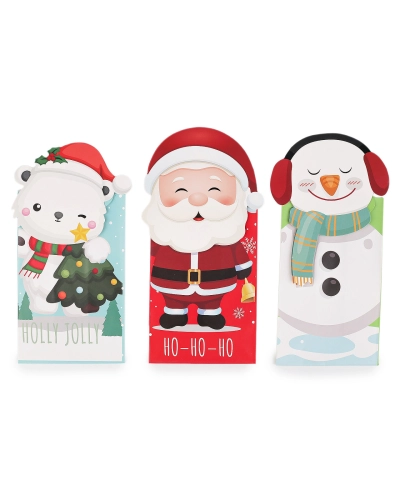 Vianočné / mikulášske darčekové vrecko sada 3 ks - 1 sáčok | Mimib