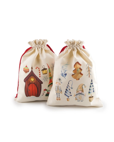 Vianočné darčekové vrecúško 30x40 cm - 1 ks | Mimib