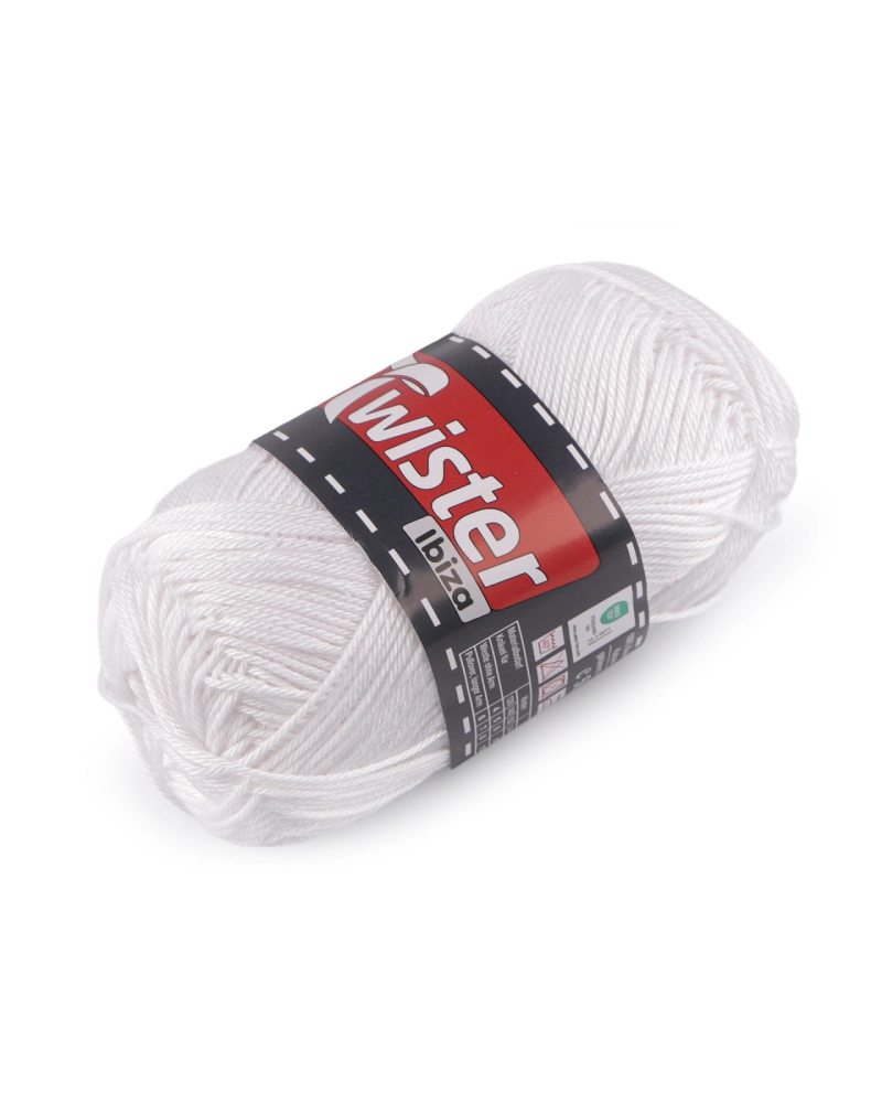 Bavlnená pletacia priadza Twister Ibiza 50 g - 1 ks | Mimib