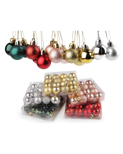 Vianočné banky Ø30 mm - 1 krab. | Mimib