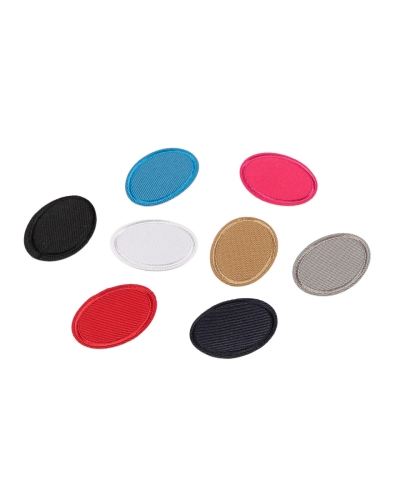 Nažehľovacie záplaty pre opravy dierok i zdobenie ovál - 10 ks | Mimib