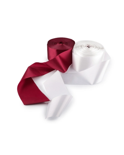 Stuha na výrobu šerpy, mašieľ o šírke 12 cm,  vhodná na písanie textu a potlače - 1 m | Mimib