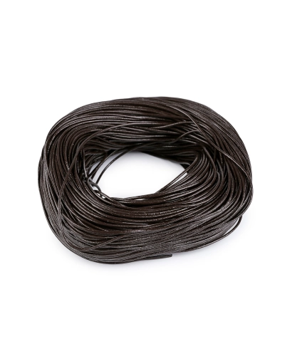 Kožená šnúrka okrúhla Ø2 mm metráž - 1 m | Mimib