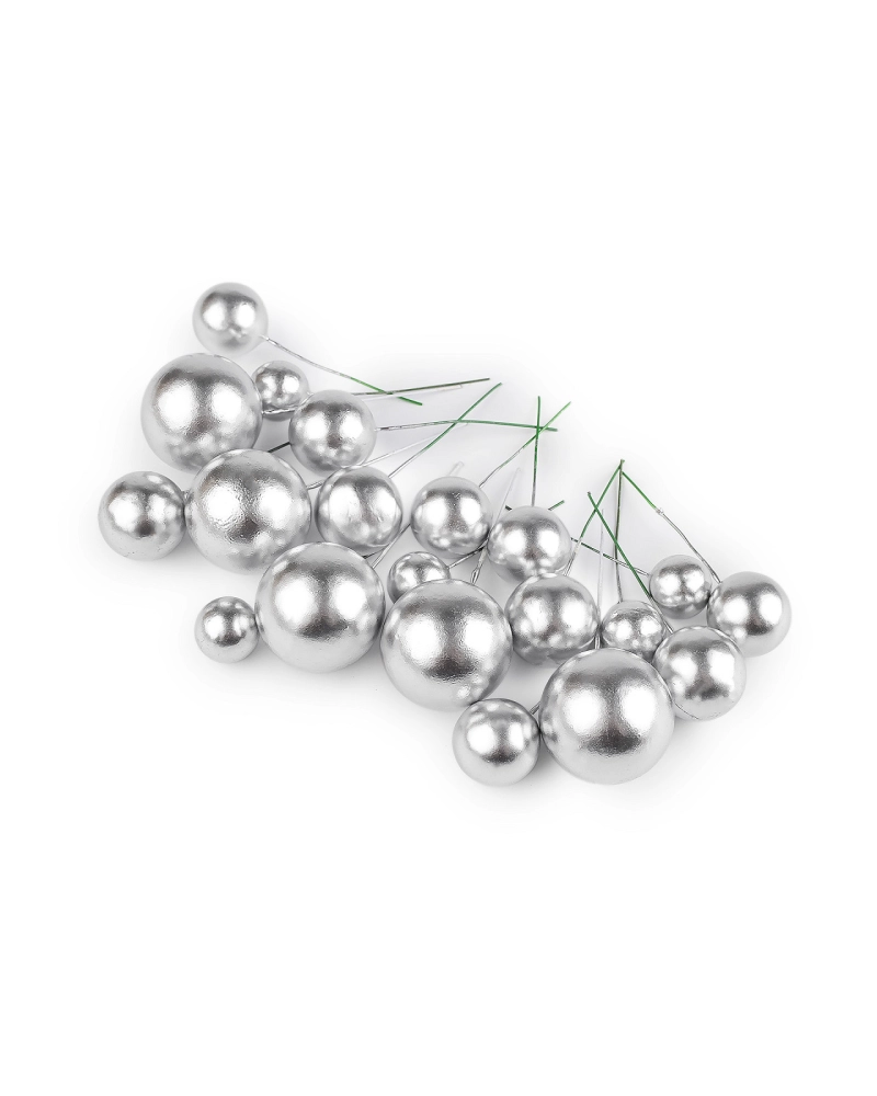 Guličky / gule na drôtiku na tvorenie Ø2-4 cm - 1 sáčok | Mimib