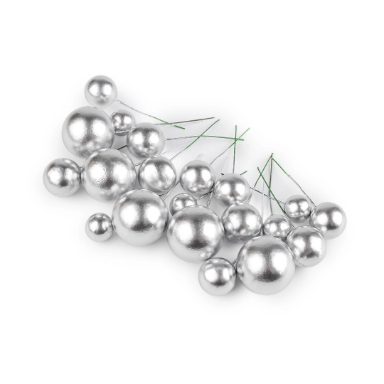 Guličky / gule na drôtiku na tvorenie Ø2-4 cm - 1 sáčok | Mimib