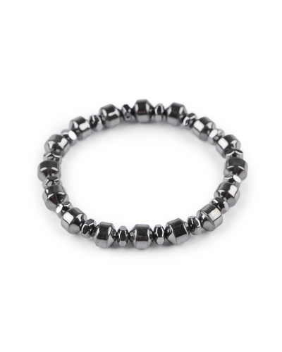 Náramok pružný hematitový, unisex - 1 ks | Mimib