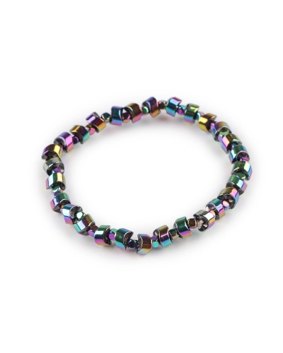 Náramok pružný hematitový - 1 ks | Mimib