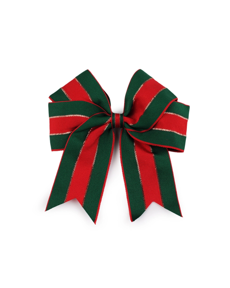 Vianočná mašľa rypsová 12x13 cm - 6 ks | Mimib