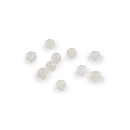 Mesačný kameň syntetický, minerálne korálky Ø4 mm - 10 ks | Mimib