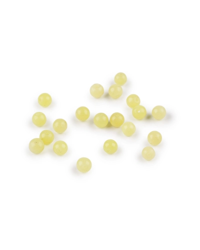 Jadeit citrónový syntetický, minerálne korálky Ø6 mm - 20 ks | Mimib