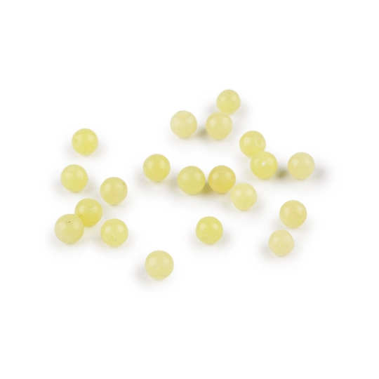 Jadeit citrónový syntetický, minerálne korálky Ø6 mm - 20 ks | Mimib