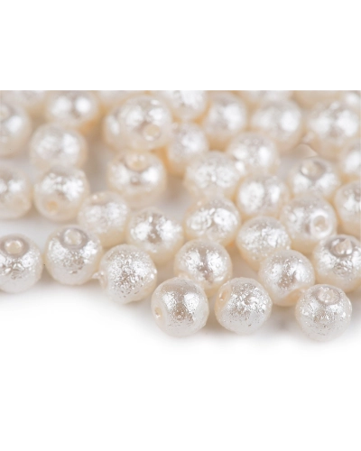 Sklenené voskové perly vrúbkované Ø4 mm - 20 g | Mimib