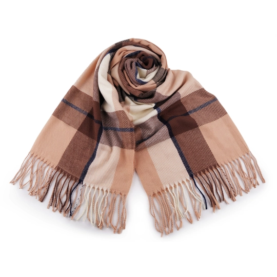 Šatka / šál / pléd so strapcami 65x175 cm - 1 ks | Mimib