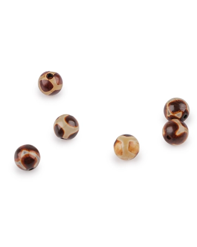 Achát Dzi syntetický, minerálne koráliky Ø8 mm - 10 ks | Mimib