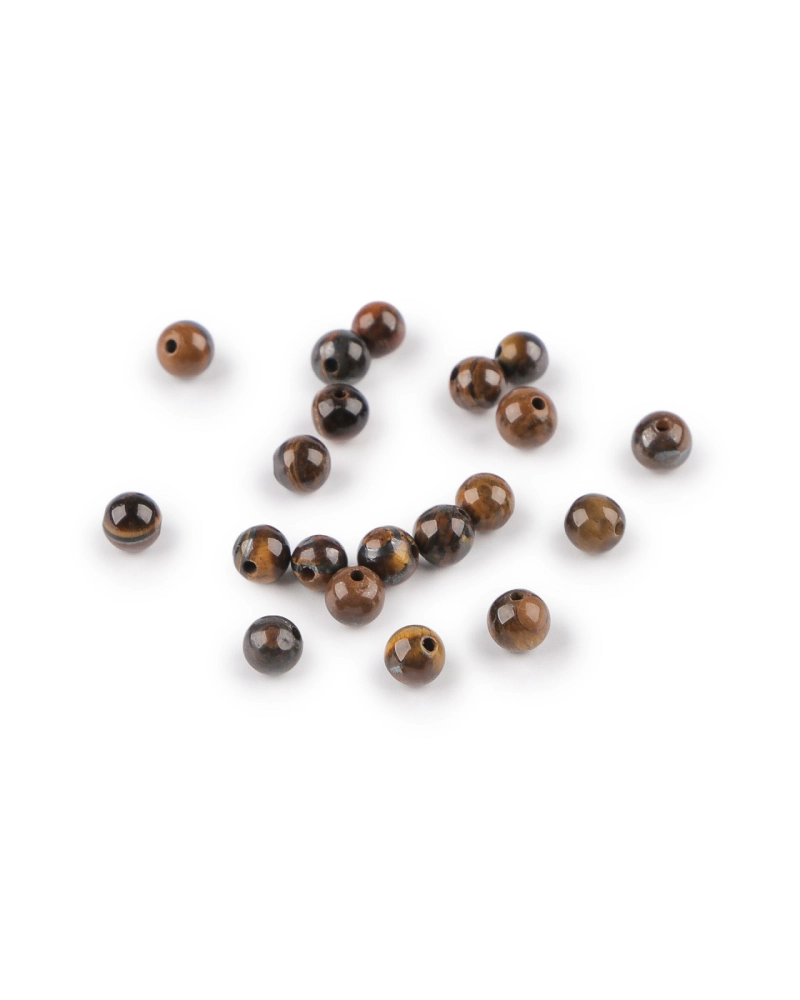 Tigrie oko, minerálne koráliky Ø4 mm - 20 ks | Mimib