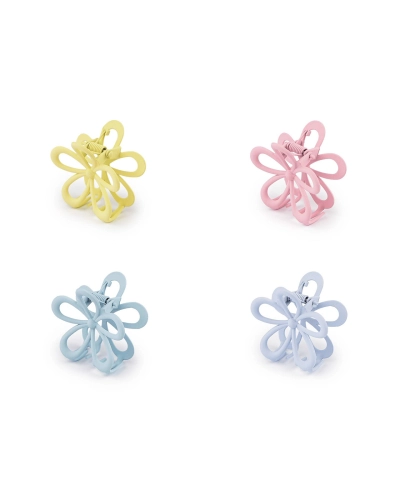 Kovový škripec do vlasov kvet - 1 ks | Mimib