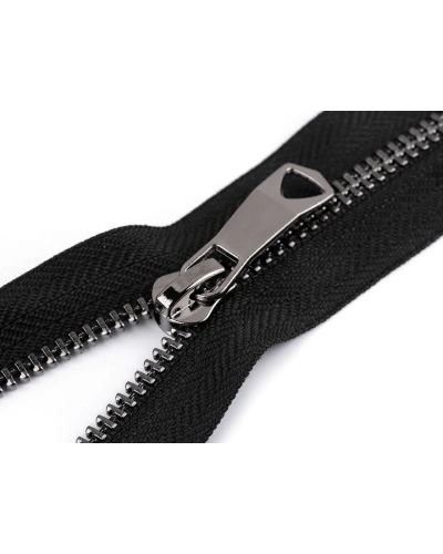 Kovový zips No 5 dĺžka 75 cm s ozdobným bežcom - 1 ks | Mimib