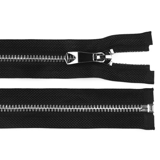 Kovový zips No 5 dĺžka 85 cm s ozdobným bežcom - 1 ks | Mimib