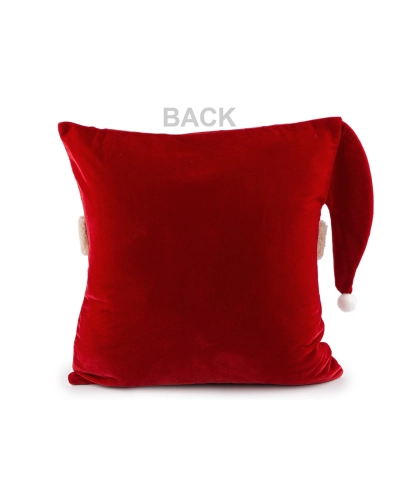 Vianočná plyšová obliečka na vankúš snehuliak 43x43 cm - 1 ks | Mimib