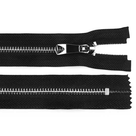 Kovový zips No 5 dĺžka 25 cm s ozdobným jazdcom - 1 ks | Mimib