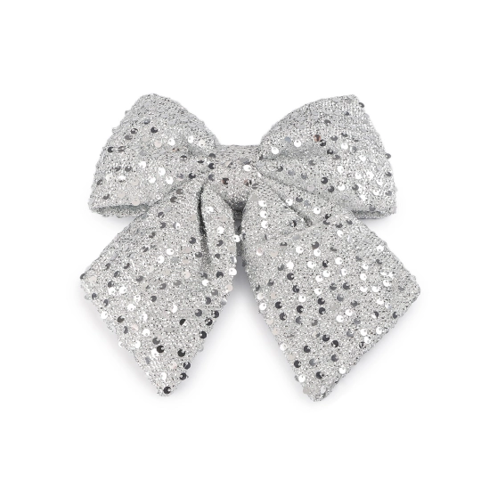 Vianočná mašľa s flitrami 21x24 cm - 1 ks | Mimib