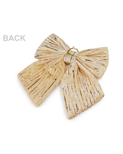 Vianočná mašľa zamatová 21x25 cm - 1 ks | Mimib