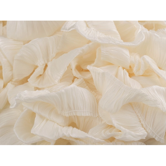 Volánik 3D riasený, krešovaný šírka 40 mm - 1 m | Mimib