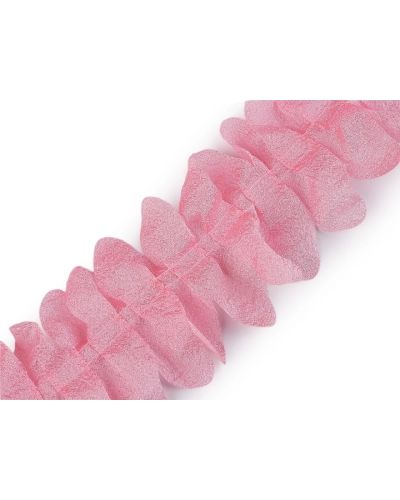 Volán na zdobenie odevov a tvorenie kvetov šírka 80 mm - 1 m | Mimib