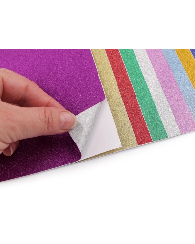 Samolepiaca trblietavá fólia 10x15 cm - 1 sada | Mimib