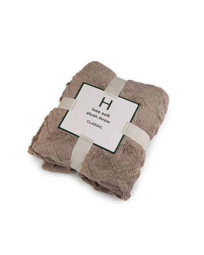 Deka plyšová, vrkôčiková 150x200 cm - 1 ks | Mimib