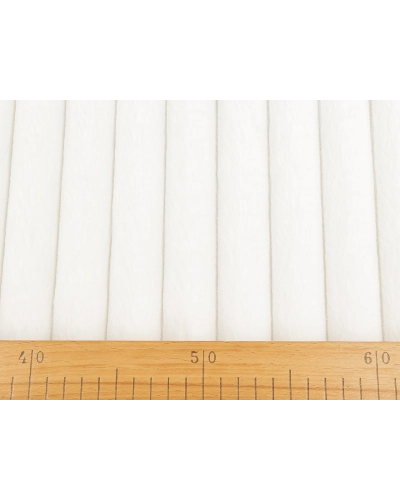 Kožušina s pruhmi / imitácia činčily - 1 m | Mimib