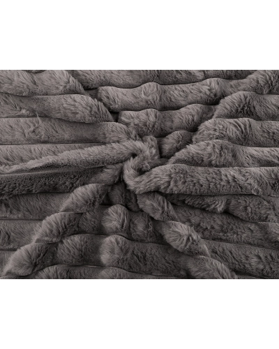 Kožušina s pruhmi / imitácia činčily - 1 m | Mimib