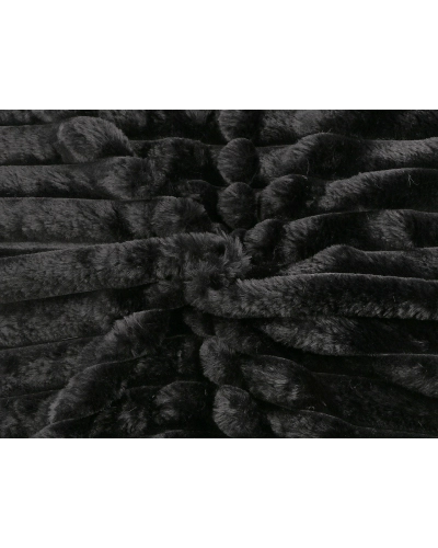 Kožušina s pruhmi / imitácia činčily - 1 m | Mimib