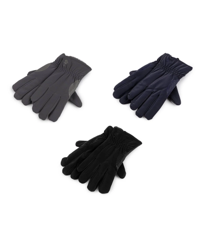 Pánske rukavice kombinácia šuštiak, zateplené - 1 pár | Mimib