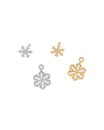 Prívesok z nerezovej ocele vločka - 1 ks | Mimib