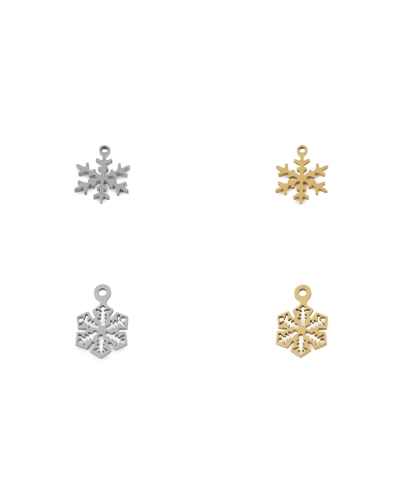 Prívesok z nerezovej ocele vločka - 1 ks | Mimib