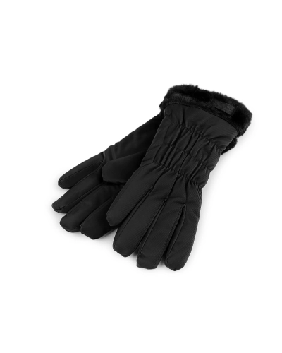 Dámske rukavice šuštiakové, zateplené, dotykové - 1 pár | Mimib