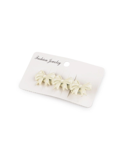 Kovová sponka do vlasov mašľa, listy - 1 ks | Mimib