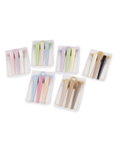 Kovové sponky do vlasov so zúbkami - 3 ks | Mimib