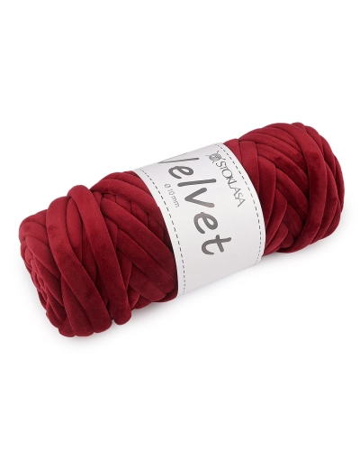 Priadza Marshmallow hrubá Velvet Ø10 mm 500 g - 1 ks | Mimib