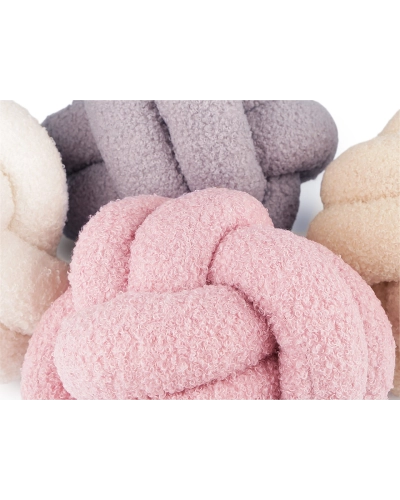 Dekoračný vankúš uzol boucle Ø20 cm - 1 ks | Mimib