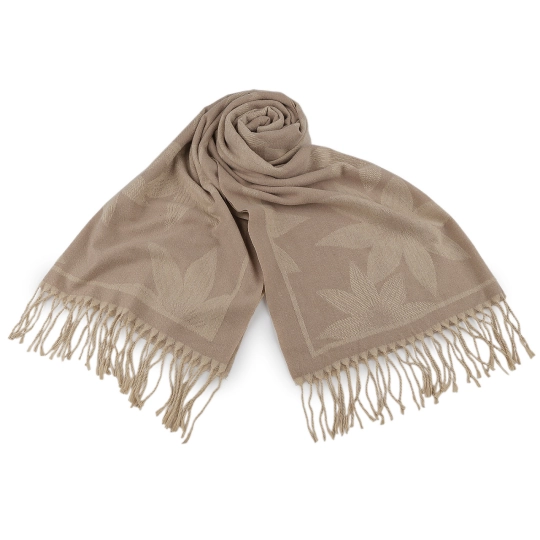 Zimný šál / pléd so strapcami 70x185 cm - 1 ks | Mimib