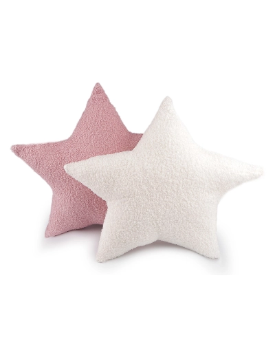 Dekoračný vankúš hviezda buklé Ø40 cm - 1 ks | Mimib