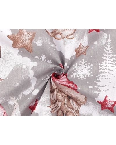 Vianočná bavlnená látka / plátno škriatok - 1 m | Mimib