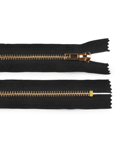 Kovový zips No 5 dĺžka 14 cm (jeansový) - 1 ks | Mimib