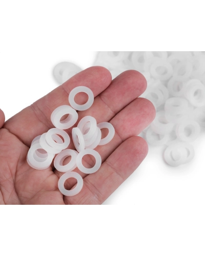 Silikónové krúžky na háčkovanie tašiek, kabeliek Ø15 mm - 200 ks | Mimib